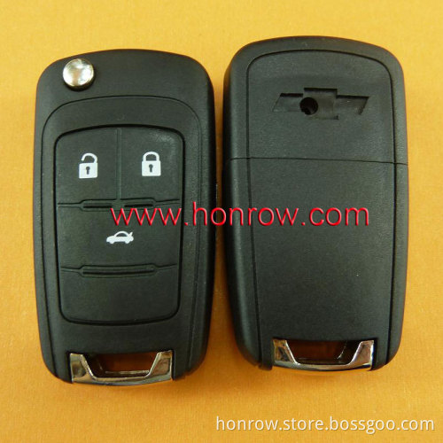 Promotion price chevrolet cruze key chevrolet 3 button remote key blank key chevrolet spark